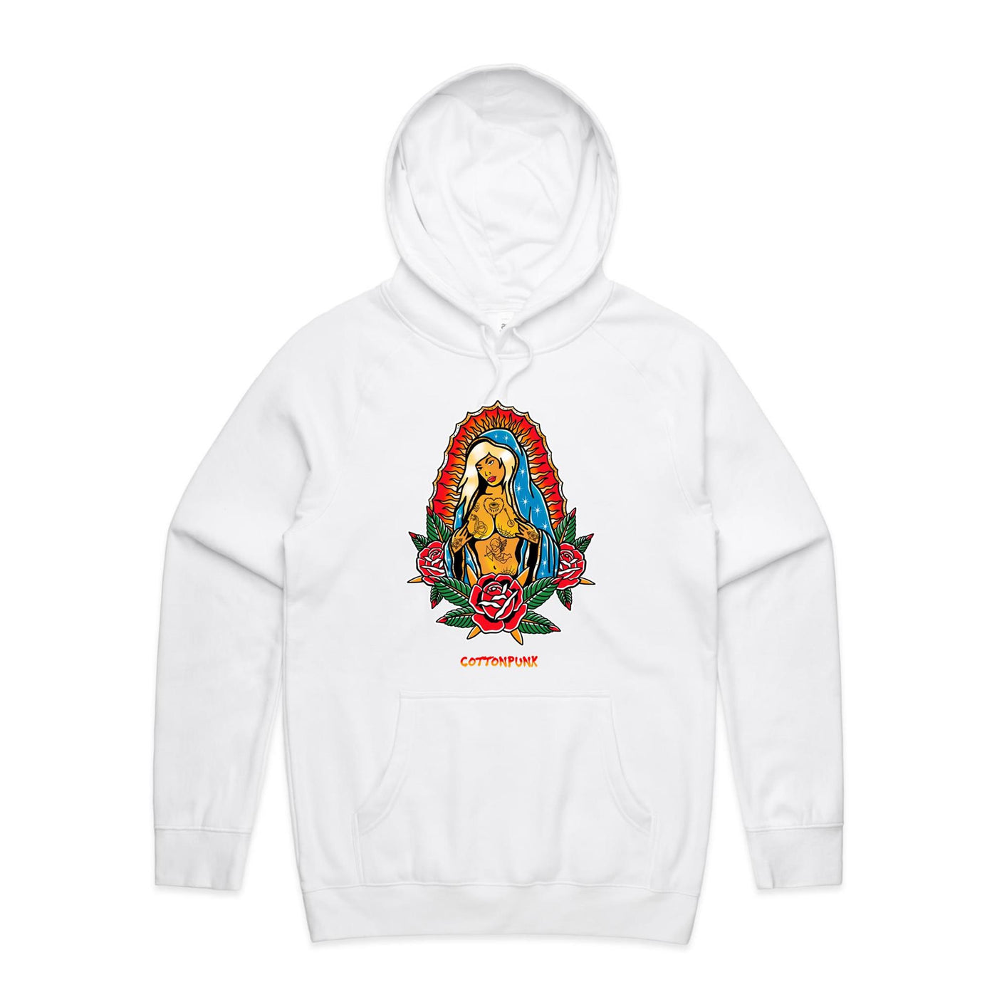 PRAY FOR BETTER TIMES - Mens Pocket Hoodie - FRONT PRINT