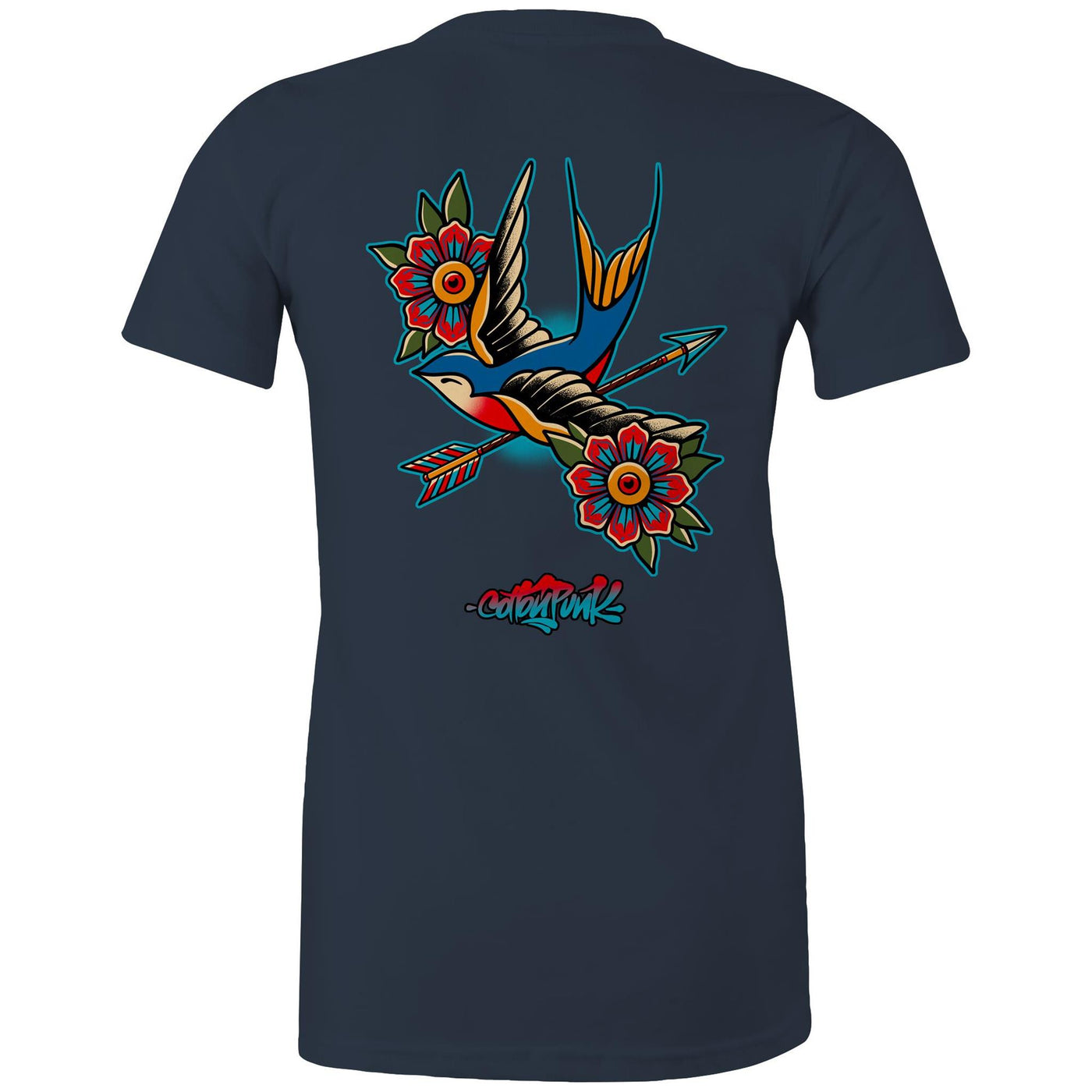 BIRD OF PREY (W) - Womens T-Shirt - BACK PRINT