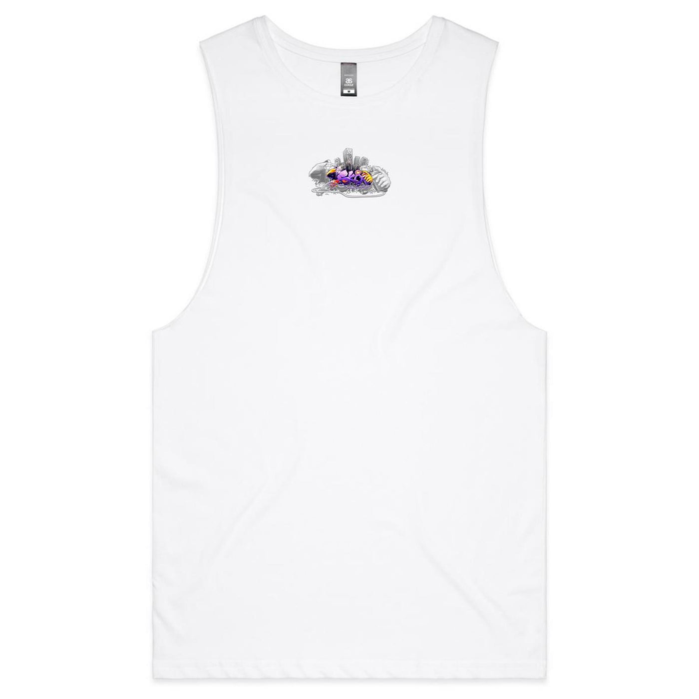 SK8 - Mens Sleeveless T-Shirt - BACK PRINT