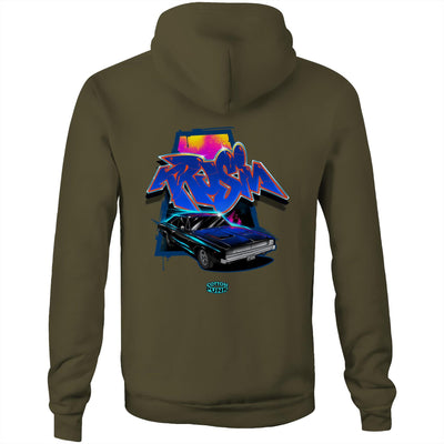 KRUSIN 2 - Mens Pocket Hoodie - BACK PRINT