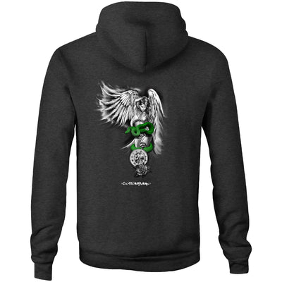 SINFUL BEAUTY - Mens Pocket Hoodie - BACK PRINT