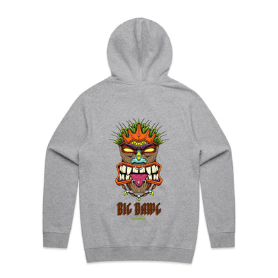 BIG DAWG - Mens Pocket Hoodie - BACK PRINT