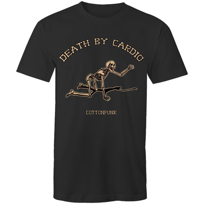 DEATH BY CARDIO - Mens T-Shirt - FRONT PRINT