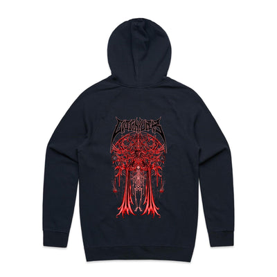 HELLEVATION - Mens Pocket Hoodie - BACK PRINT