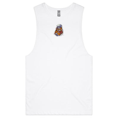 SPIRIT MONKEY - Mens Sleeveless T-Shirt - BACK PRINT