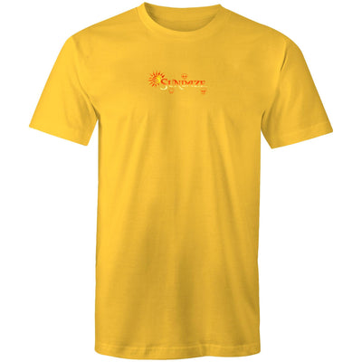 SUNDAZE (O) - Mens T-Shirt - BACK PRINT