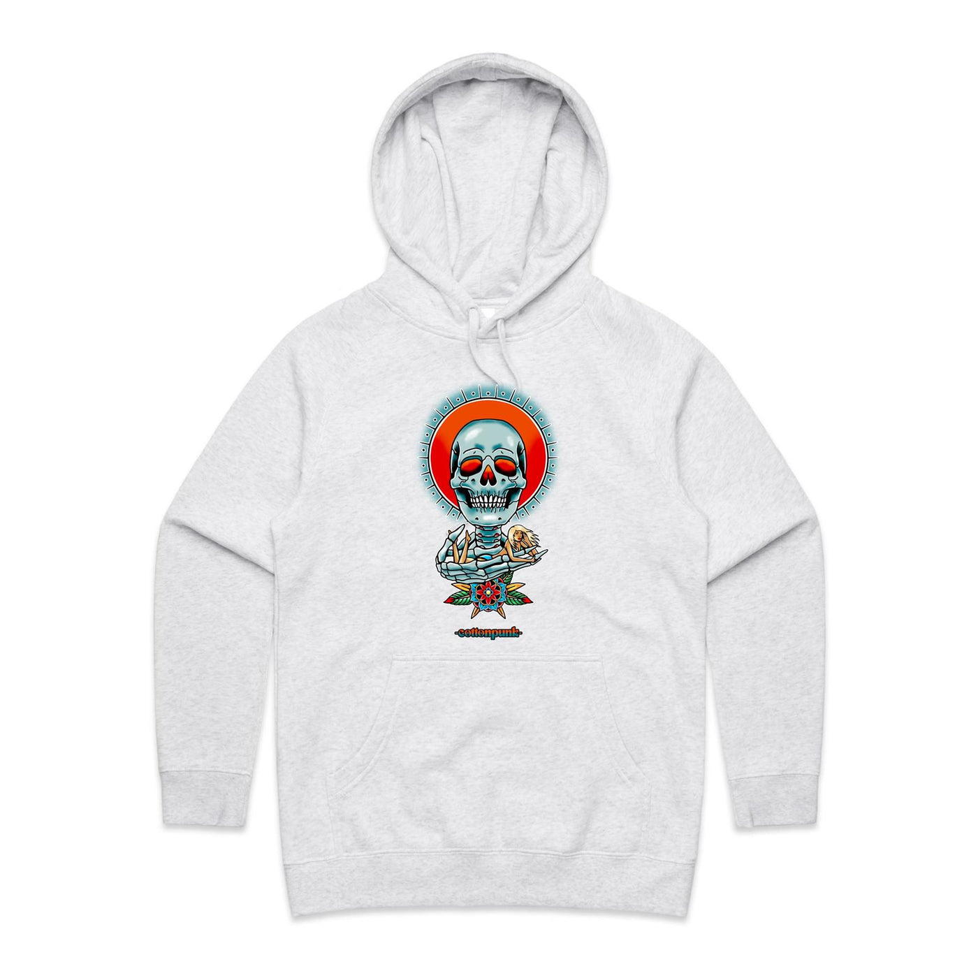 HAVE A NICE DEATH (W) - Womens Pocket Hoodie - FRONT PRINT