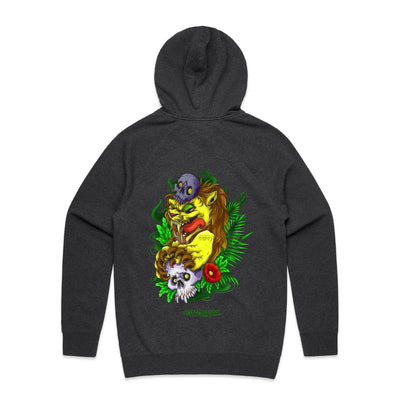 LION - Mens Pocket Hoodie - BACK PRINT