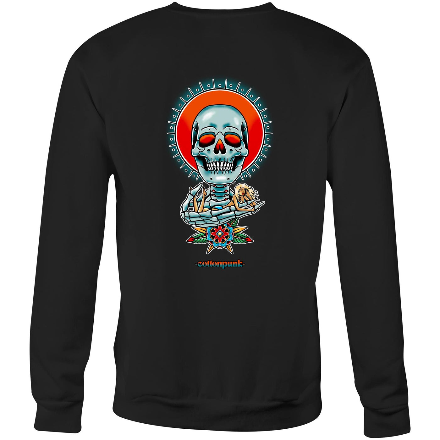 HAVE A NICE DEATH - Mens Sweatshirt - BACK PRINT