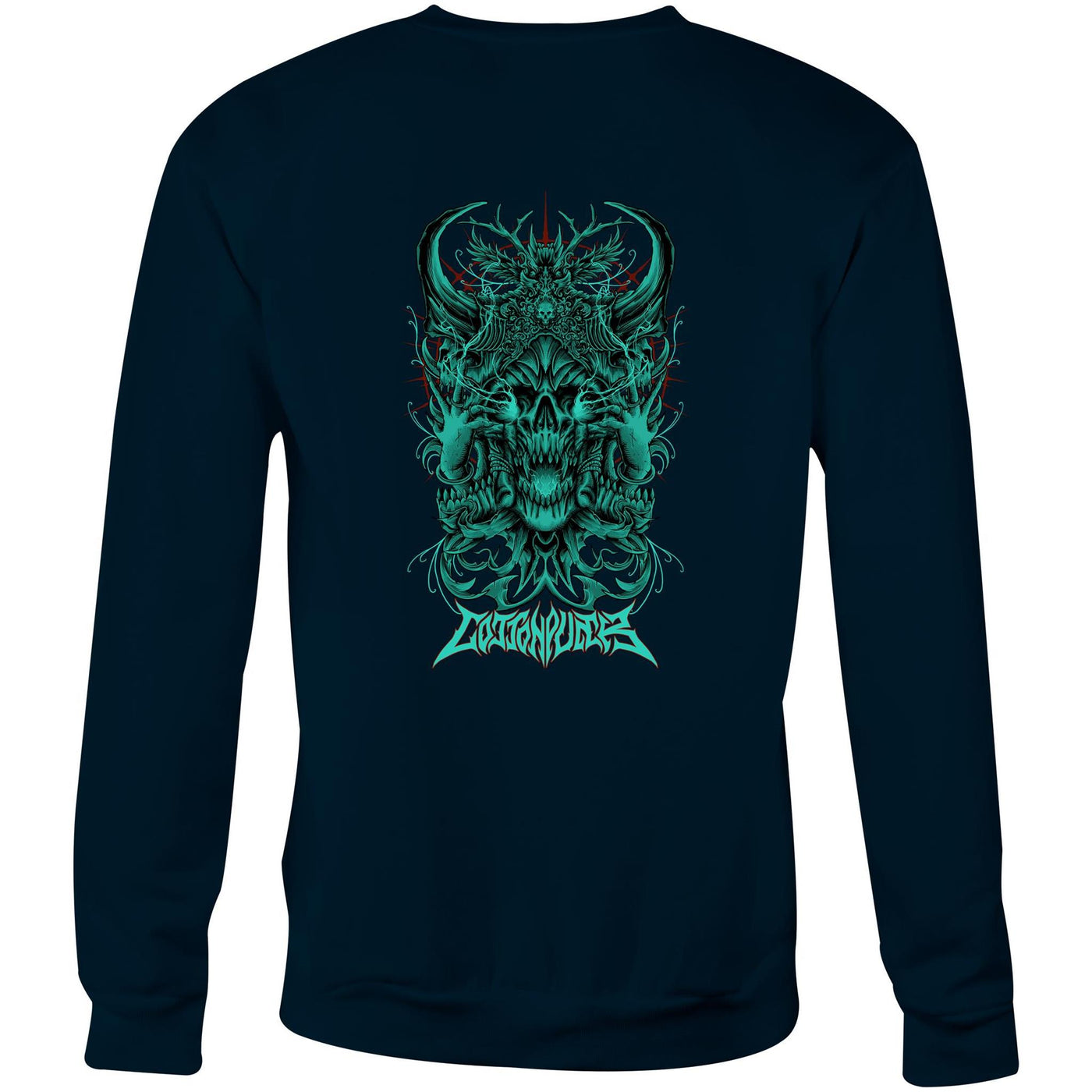 BLACK MAGIC II - Mens Sweatshirt - BACK PRINT