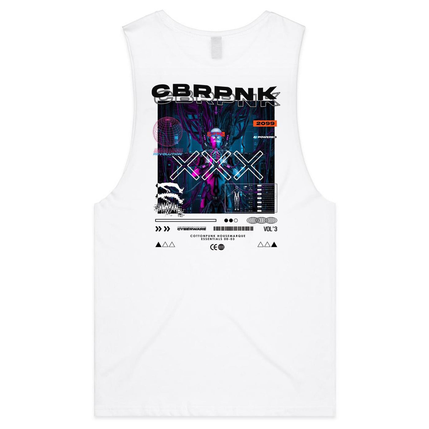 CBRPNK - Mens Sleeveless T-Shirt - BACK PRINT