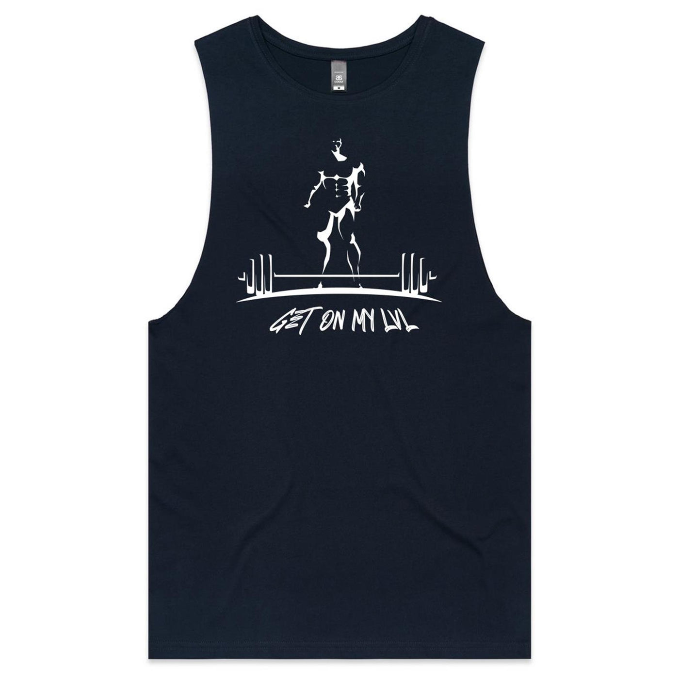 GET ON MY LVL - Mens Sleeveless T-Shirt - FRONT PRINT