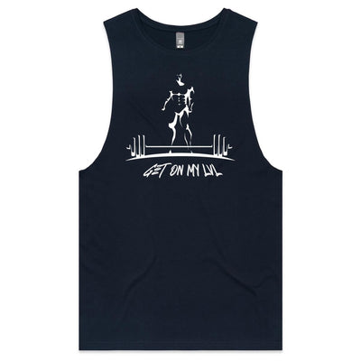 GET ON MY LVL - Mens Sleeveless T-Shirt - FRONT PRINT