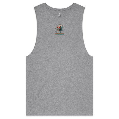 HIDEOUT - Mens Sleeveless T-Shirt - BACK PRINT