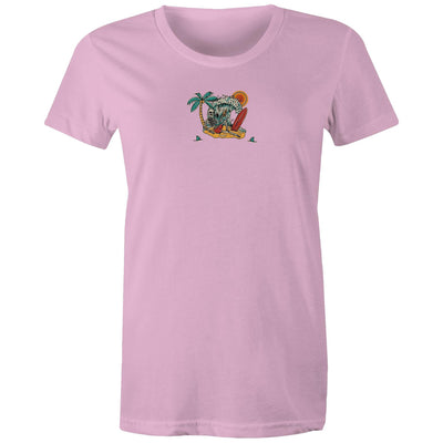 SHAKA (W) - Womens T-Shirt - BACK PRINT