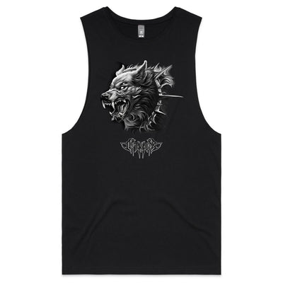 WEREWOLF - Mens Sleeveless T-Shirt - FRONT PRINT