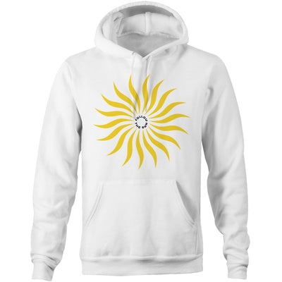 FOLLOW THE SUN II - Mens Pocket Hoodie - FRONT PRINT