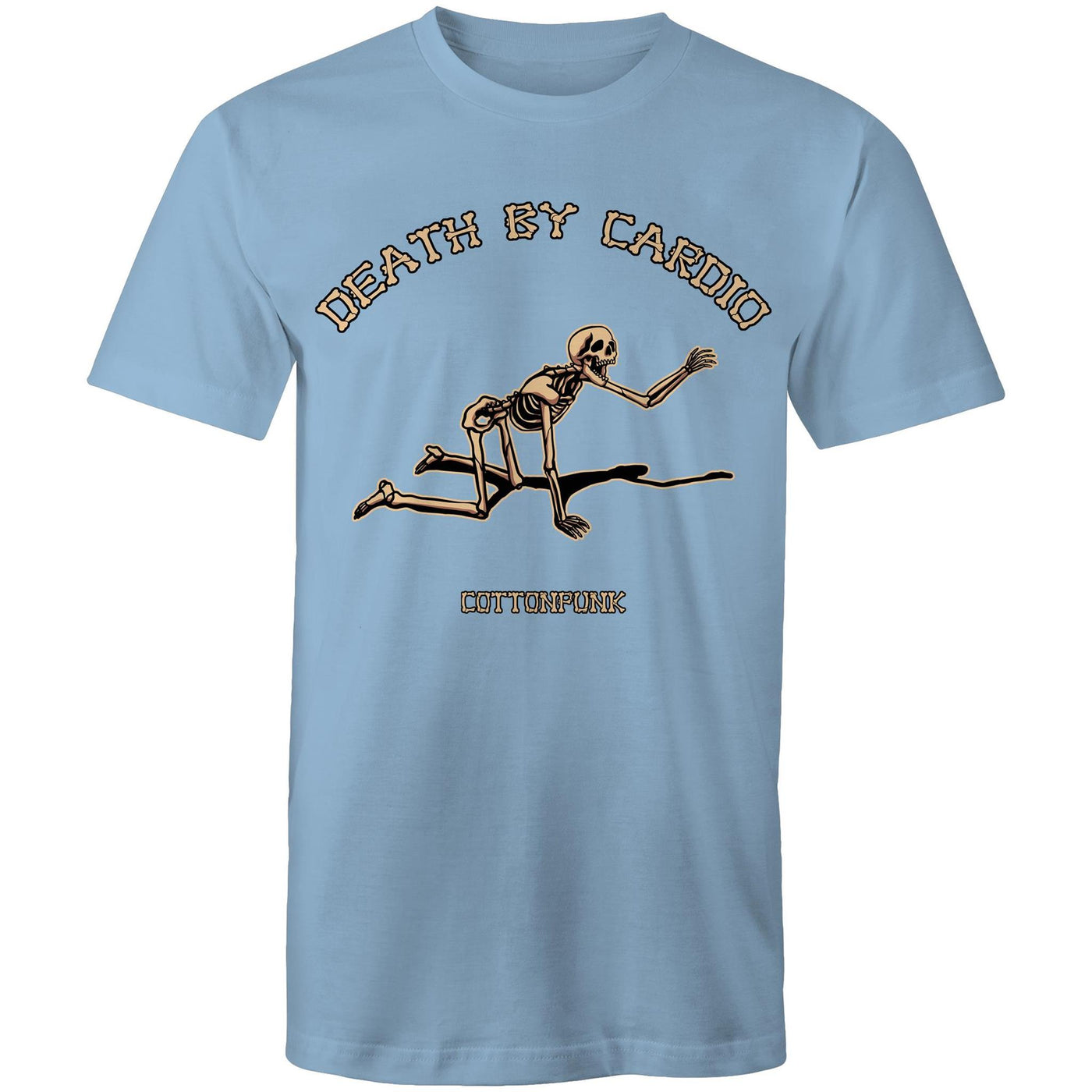 DEATH BY CARDIO - Mens T-Shirt - FRONT PRINT