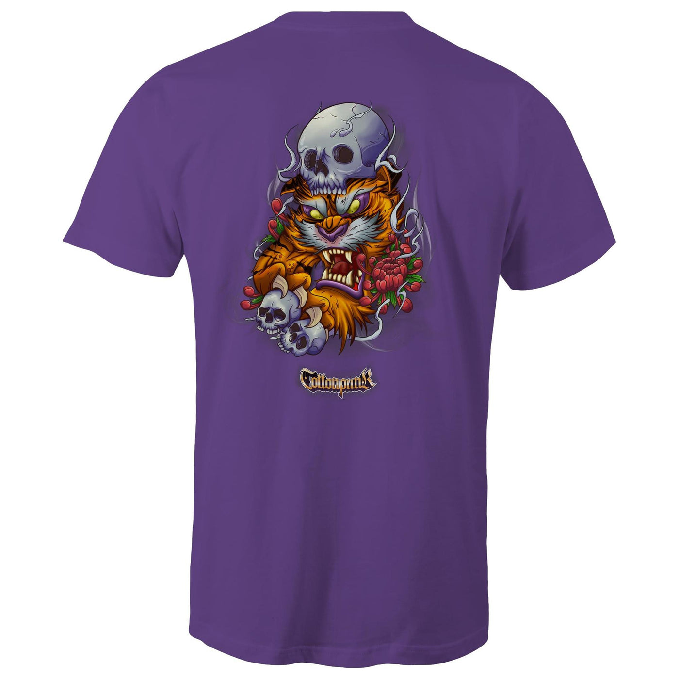 TIGER - Mens T-Shirt - BACK PRINT