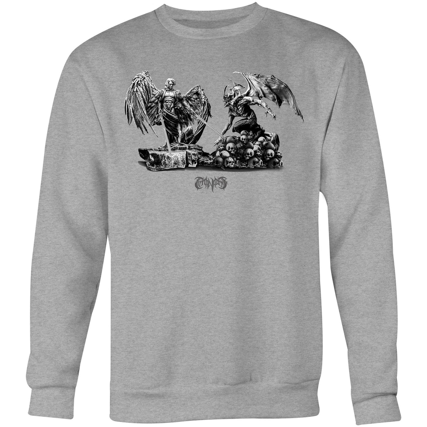 ANGELS & DEMONS - Mens Sweatshirt - FRONT PRINT