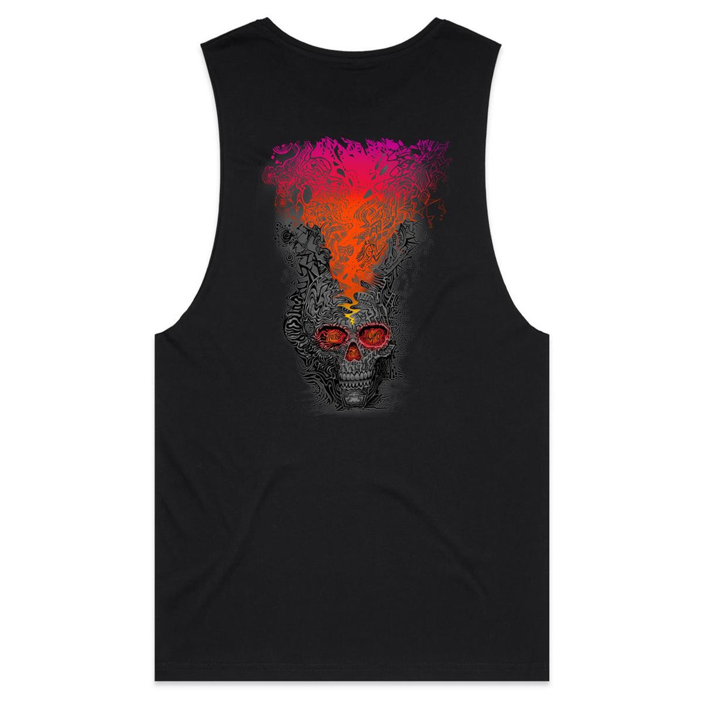 DIGITAL DETOX - Mens Sleeveless T-Shirt - BACK PRINT