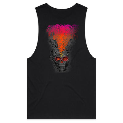 DIGITAL DETOX - Mens Sleeveless T-Shirt - BACK PRINT