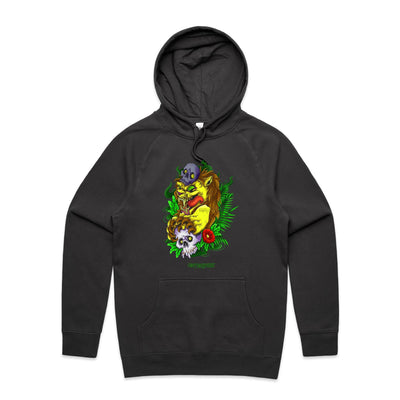 LION - Mens Pocket Hoodie - FRONT PRINT