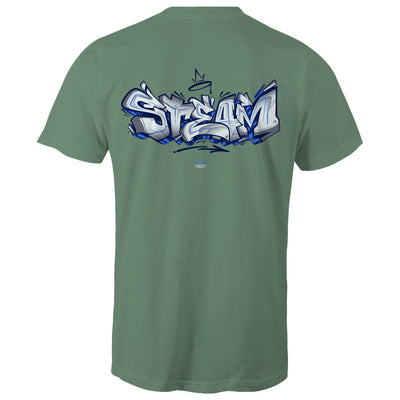 STEAM - Mens T-Shirt - BACK PRINT