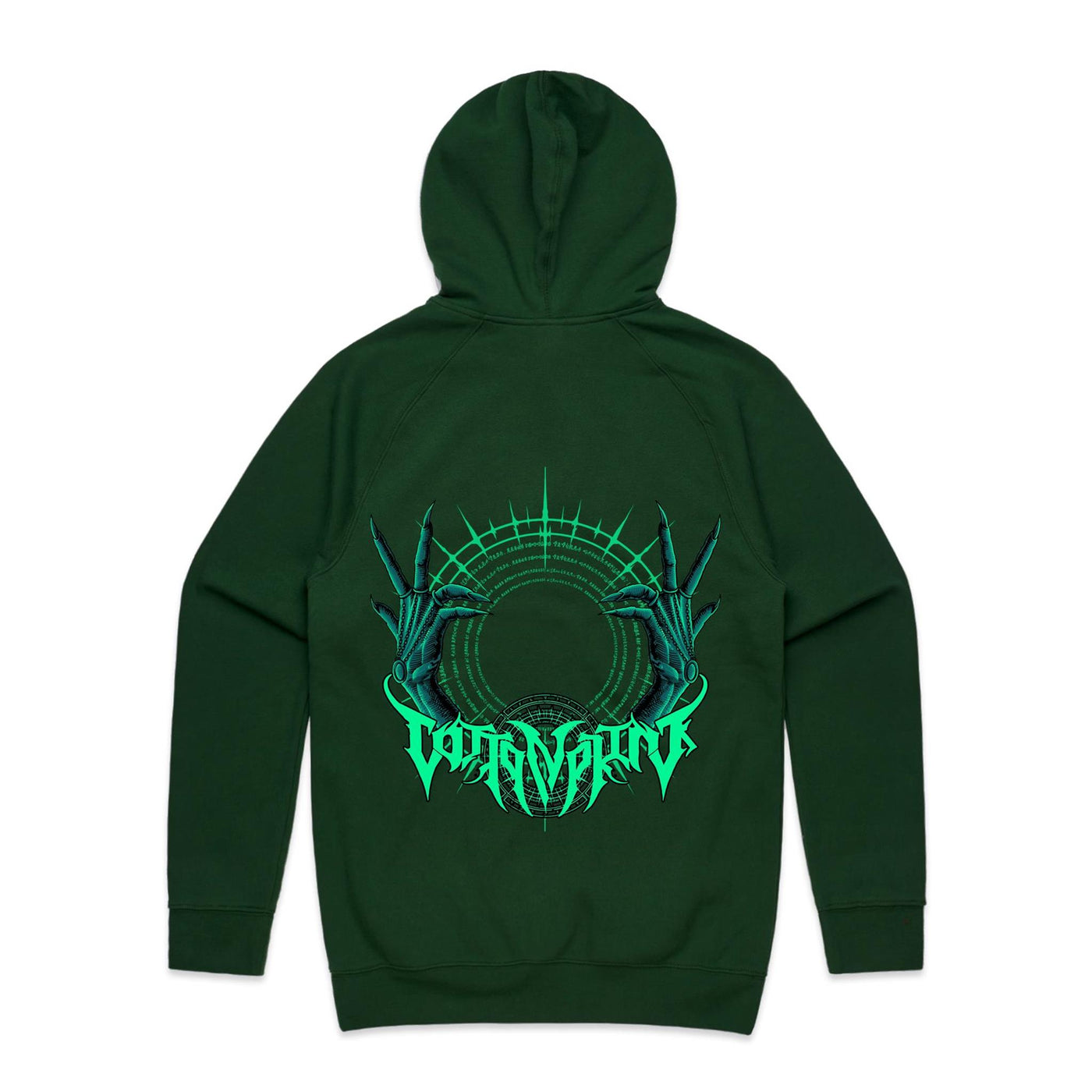 RISING II - Mens Pocket Hoodie - BACK PRINT