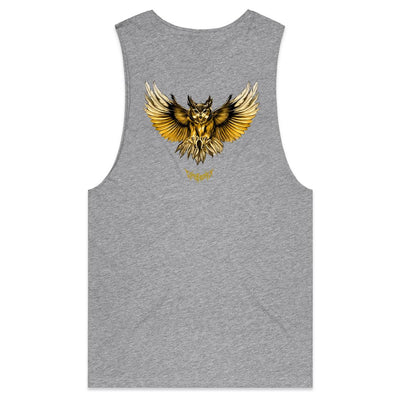 SILENT HUNTER - Mens Sleeveless T-Shirt - BACK PRINT