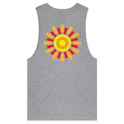 SUNDANCE II (R) - Mens Sleeveless T-Shirt - BACK PRINT