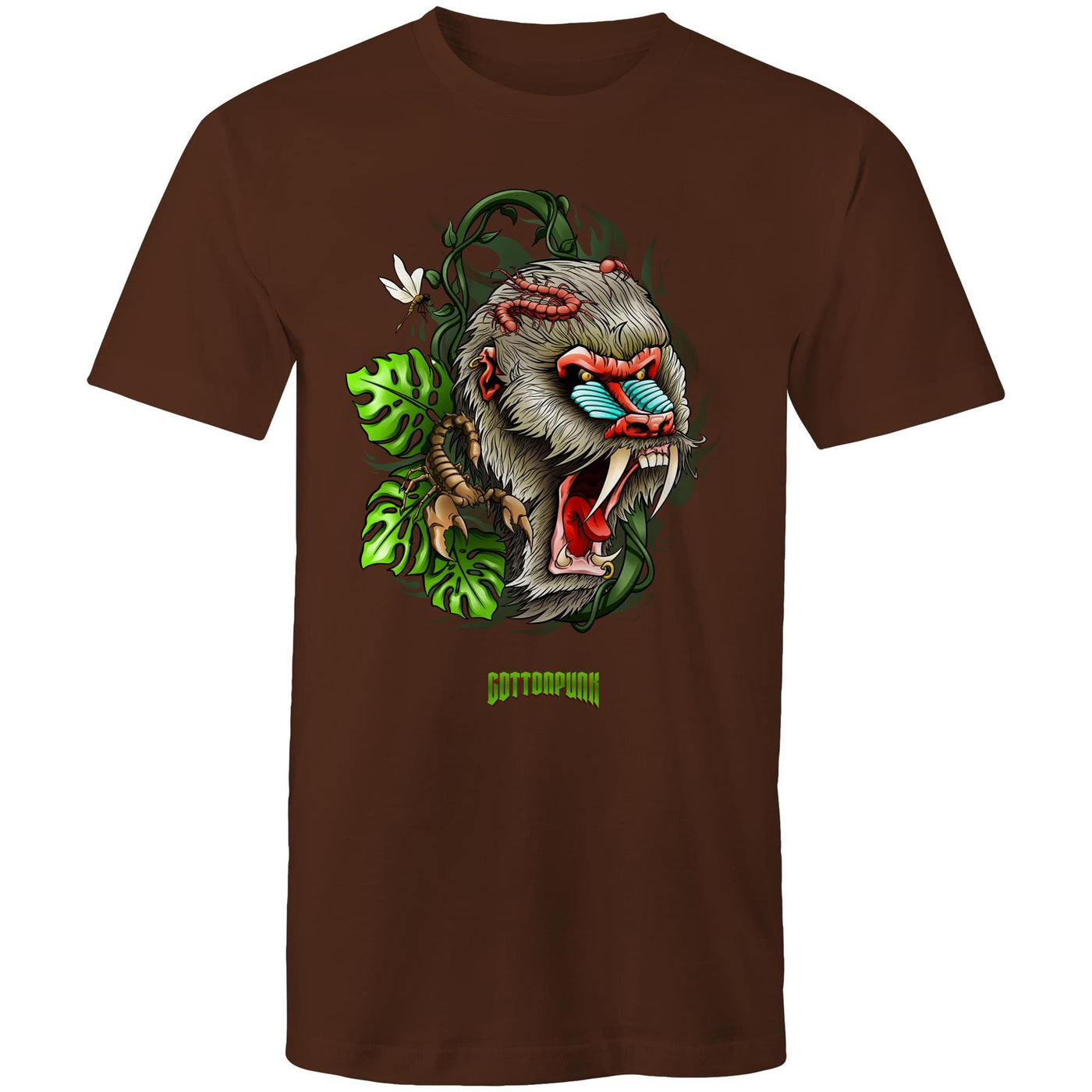 BABOON - Mens T-Shirt - FRONT PRINT