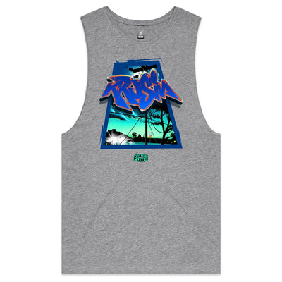 KRUSIN - Mens Sleeveless T-Shirt - FRONT PRINT