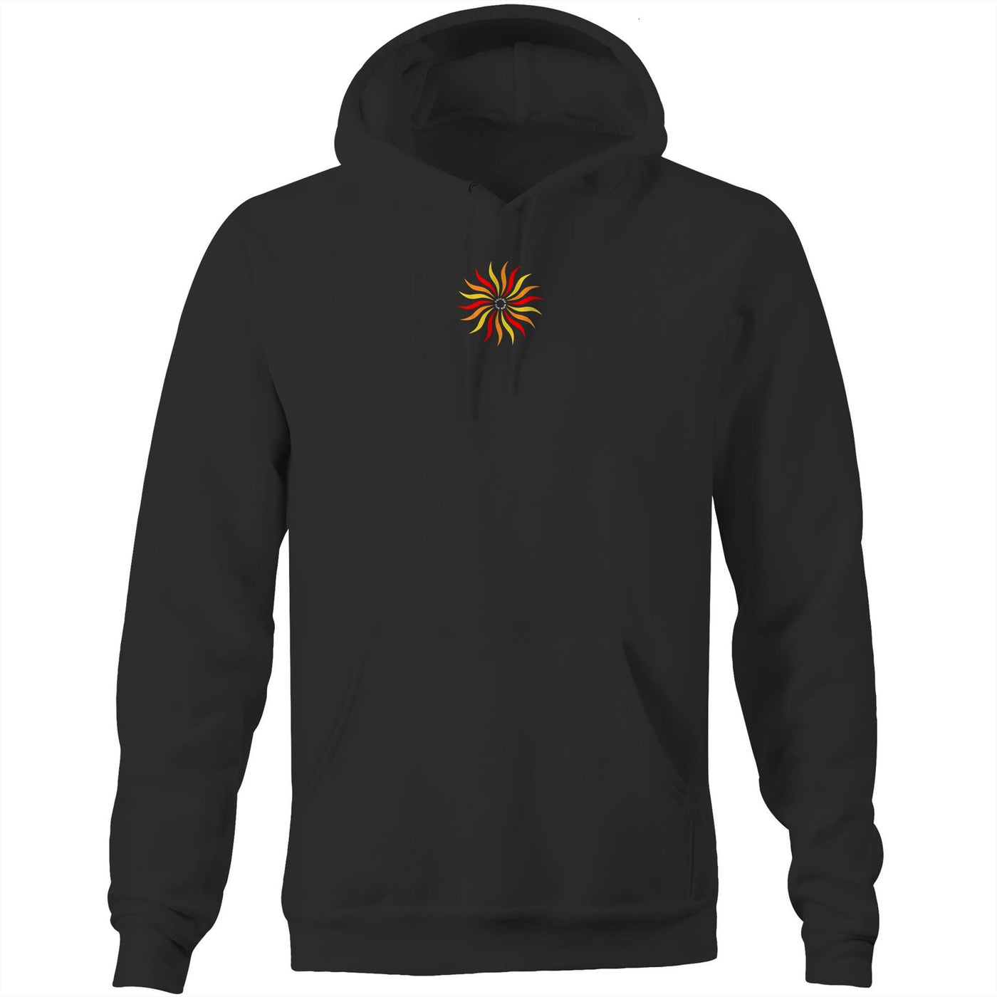 R3WIND - Mens Pocket Hoodie - BACK PRINT