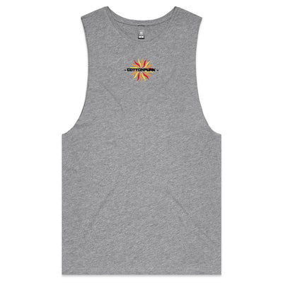 FOLLOW THE SUN II - Mens Sleeveless T-Shirt - BACK PRINT