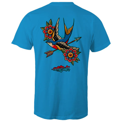 BIRD OF PREY - Mens T-Shirt - BACK PRINT