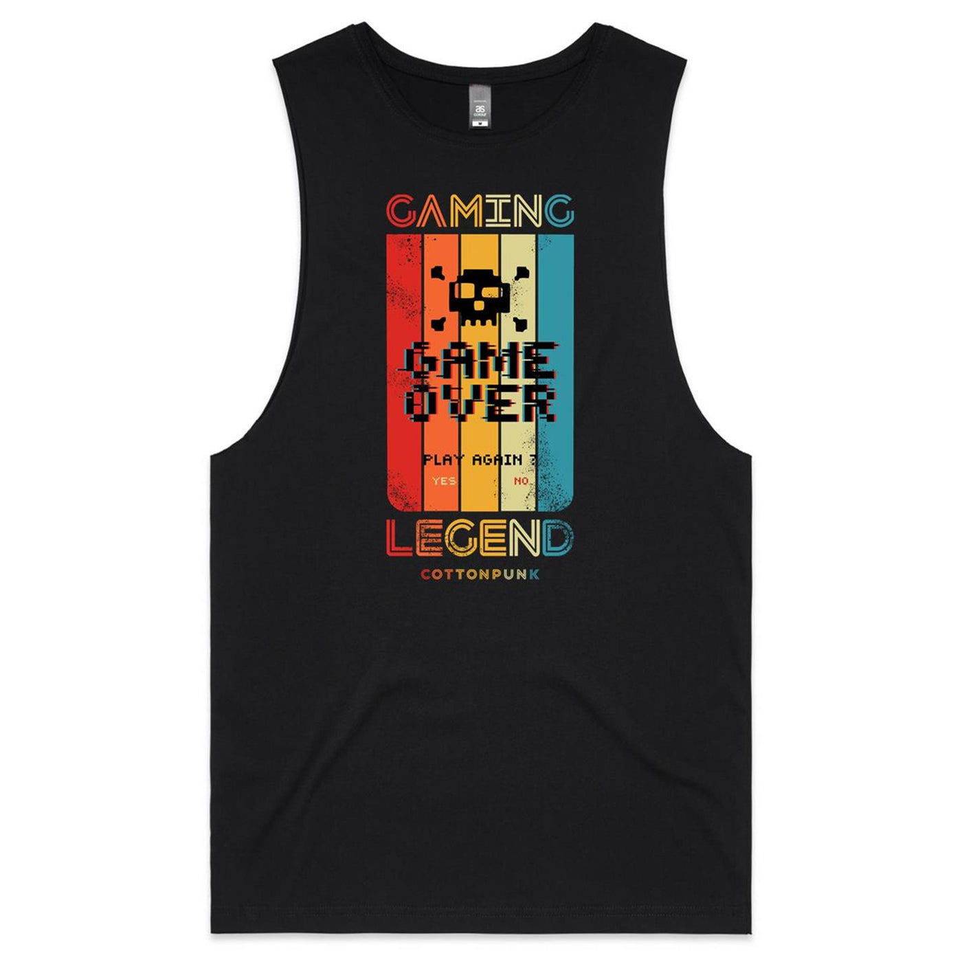 GAMING LEGEND - Mens Sleeveless T-Shirt - FRONT PRINT