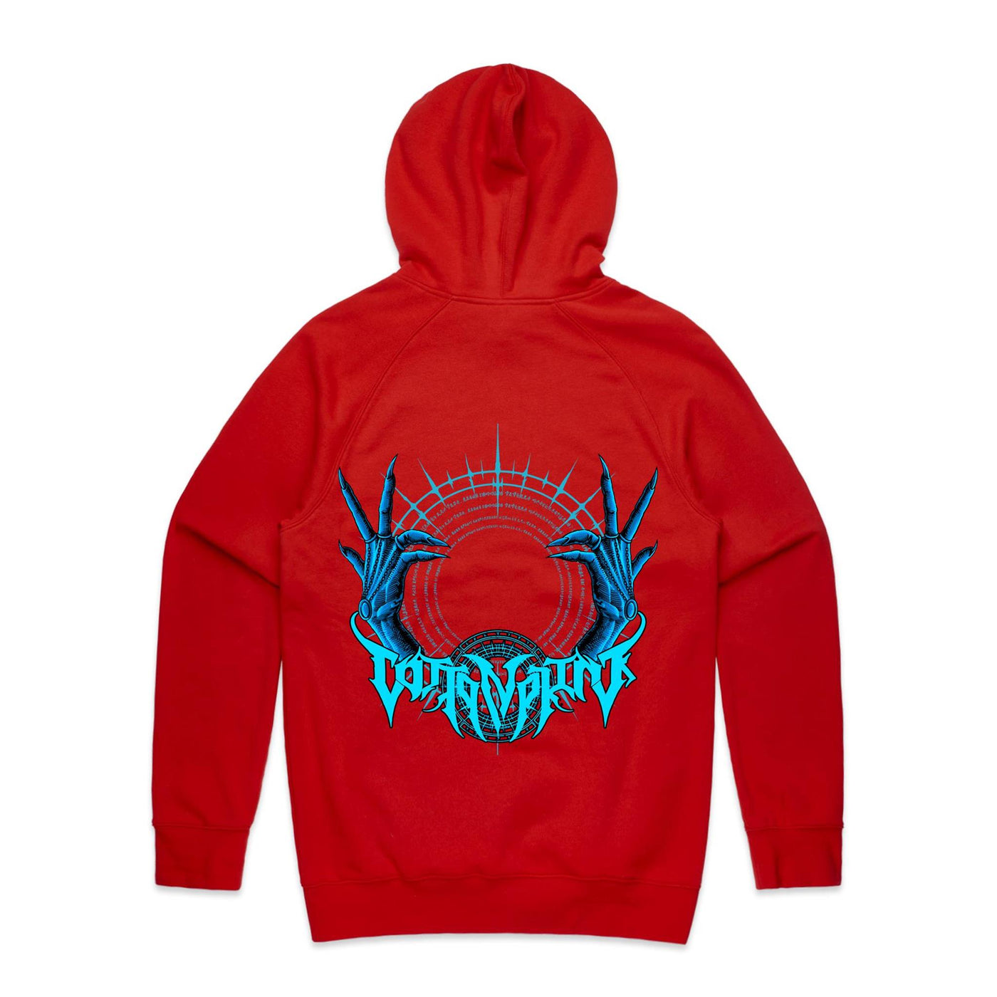 RISING - Mens Pocket Hoodie - BACK PRINT