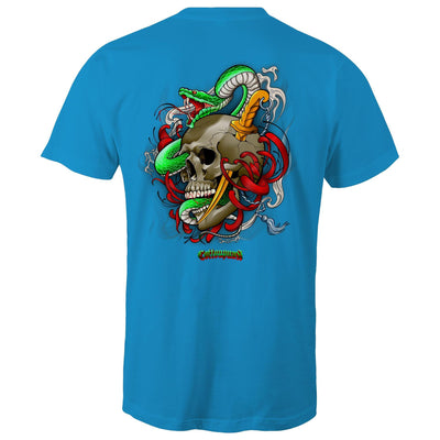 SNAKE - Mens T-Shirt - BACK PRINT