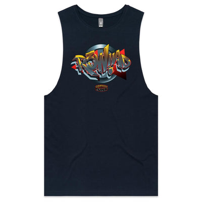 R3WIND - Mens Sleeveless T-Shirt - FRONT PRINT