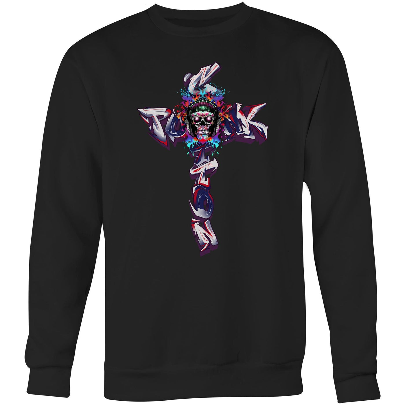 COTTONPUNK X CHILL - Mens Sweatshirt - FRONT PRINT