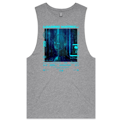 LOADING MATRIX - Mens Sleeveless T-Shirt - FRONT PRINT