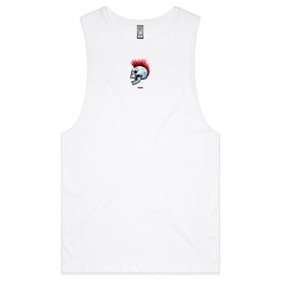 FACE 2 FACE - Mens Sleeveless T-Shirt - BACK PRINT