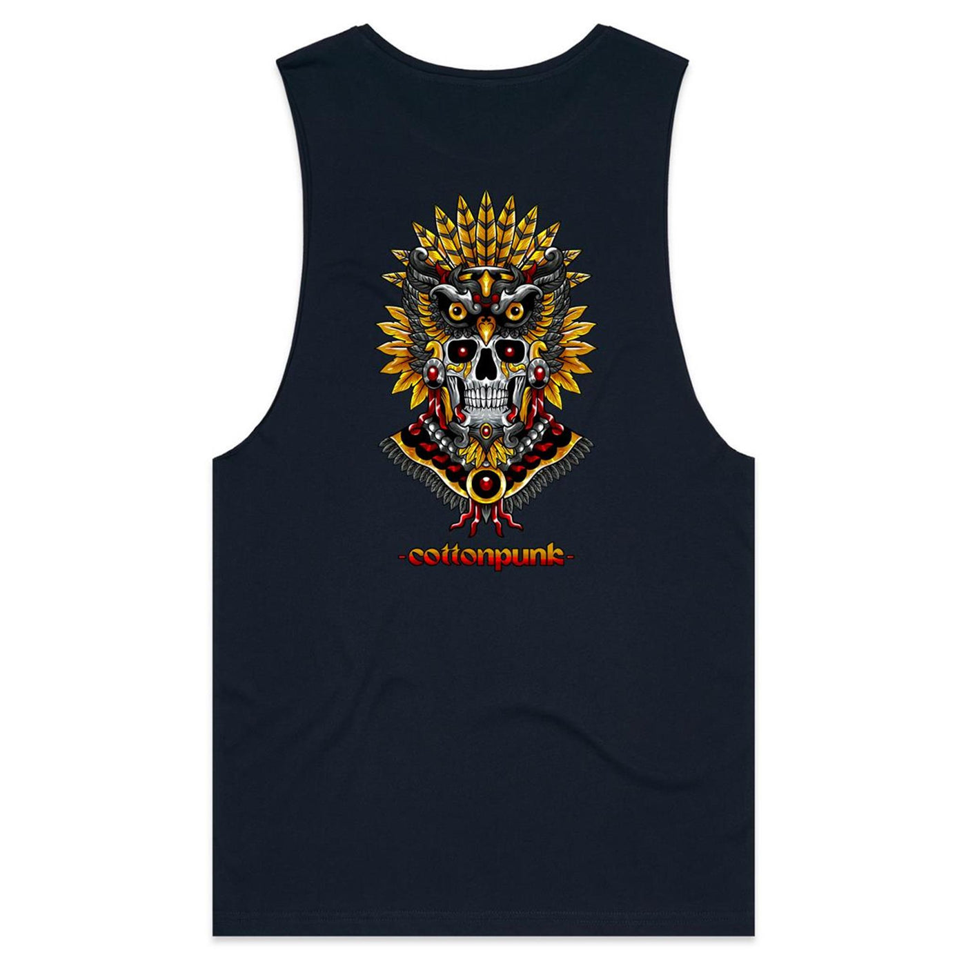 PRAY TO YOUR GODS - Mens Sleeveless T-Shirt - BACK PRINT