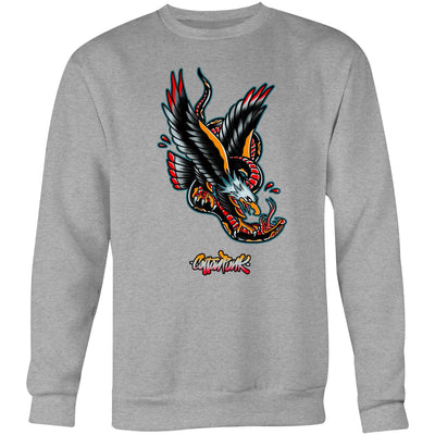 DEATH FROM ABOVE - Mens Sweatshirt - FRONT PRINT