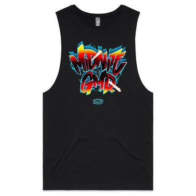 MIDNITE GMR - Mens Sleeveless T-Shirt - FRONT PRINT