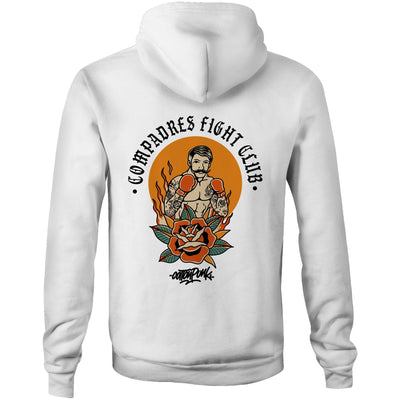 COMPADRES - Mens Pocket Hoodie - BACK PRINT