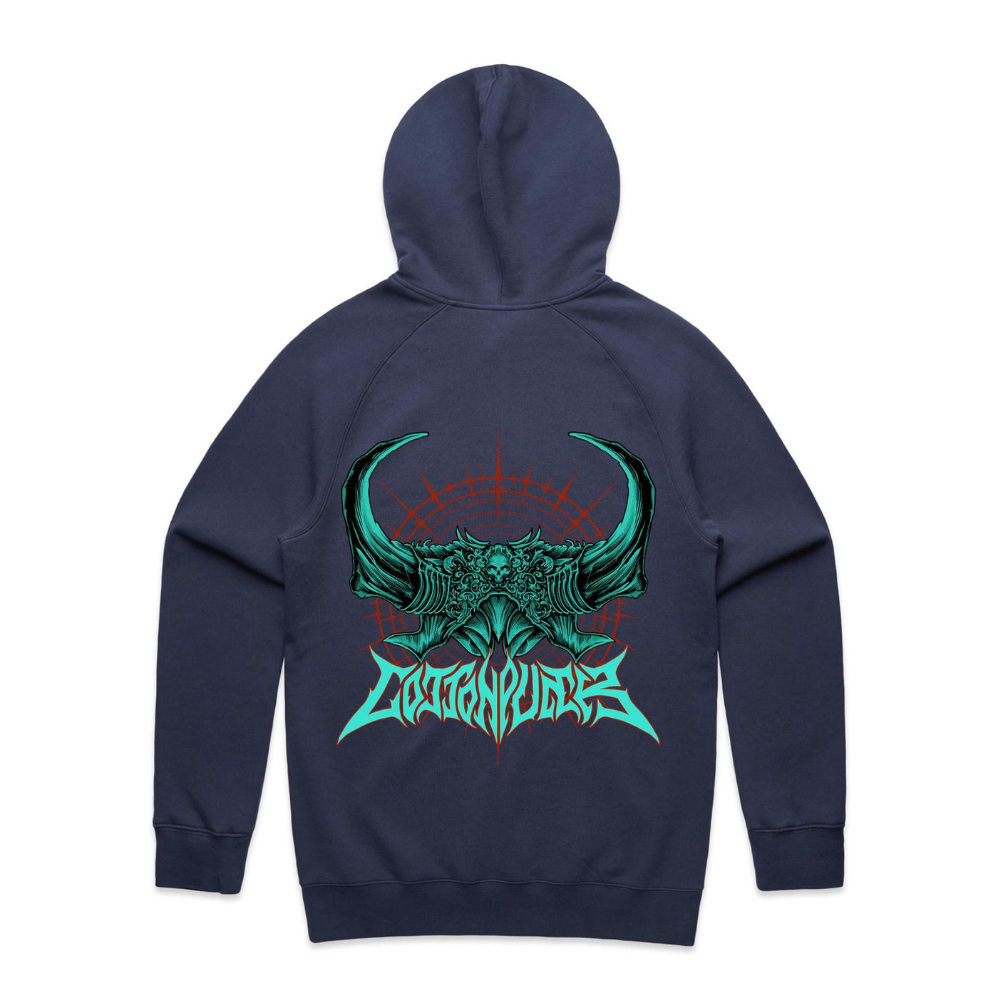 BLACK SPELL III - Mens Pocket Hoodie - BACK PRINT