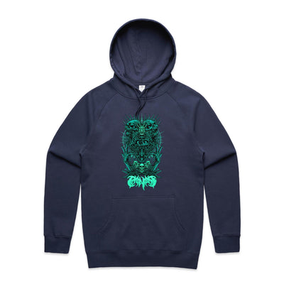 PARANOID II - Mens Pocket Hoodie - FRONT PRINT