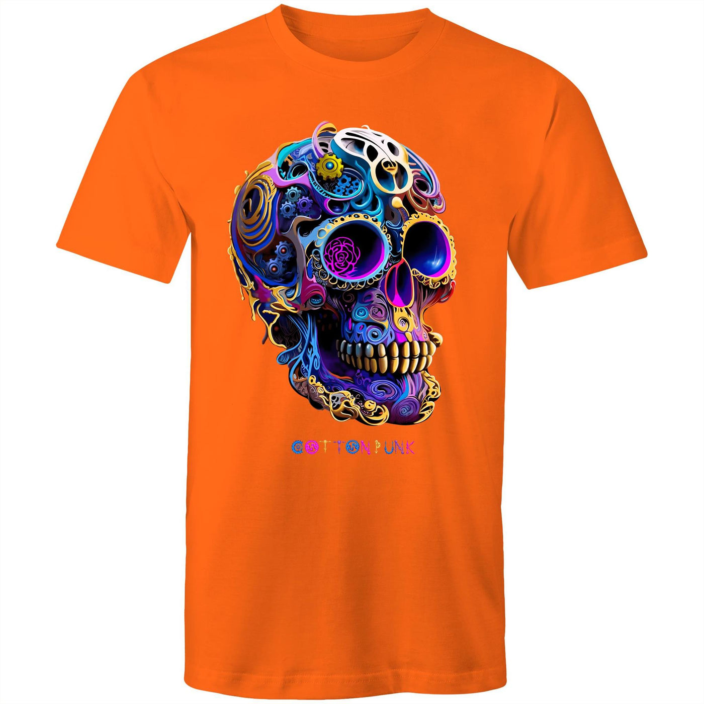 GEARS OF TIME V2 - Mens T-Shirt - FRONT PRINT